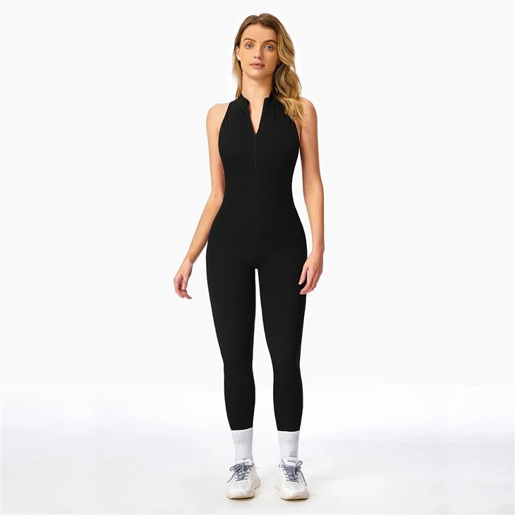 Zipper Nude High Intensity Bodysuit